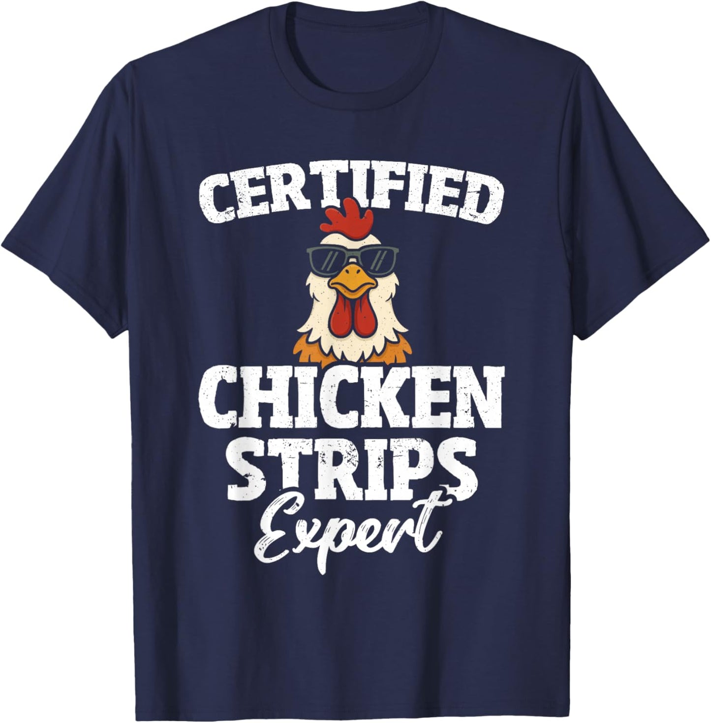 Chicken Strips T-Shirt - T-Shirt | Navy