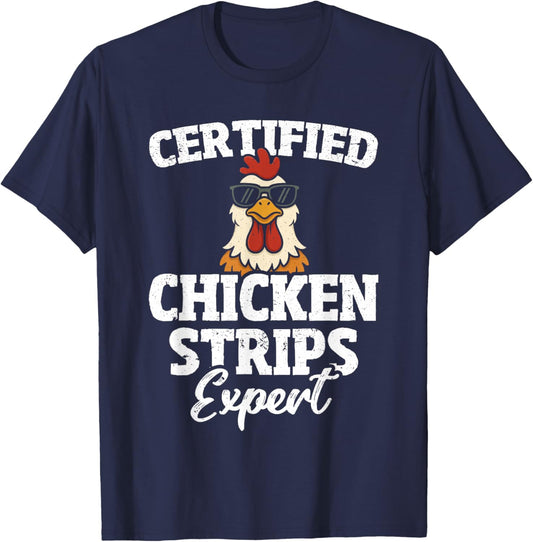 Chicken Strips T-Shirt - T-Shirt | Navy