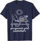 Pregnant Girl Summer - Pregnancy Announcement T-Shirt - T-Shirt | Navy
