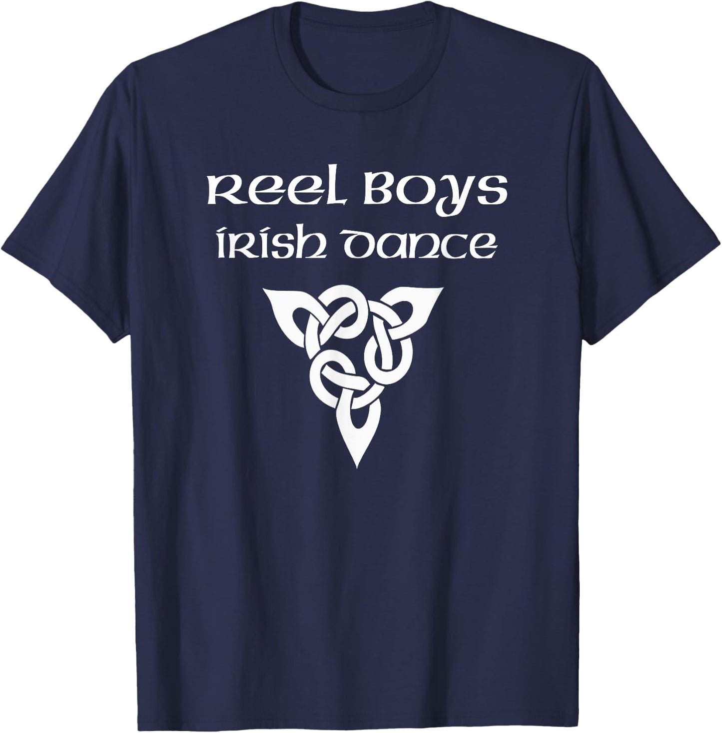 Reel Boys Irish Dance Tri Celtic Knot Boy Irish Dancer Gift T-Shirt - T-Shirt | Navy