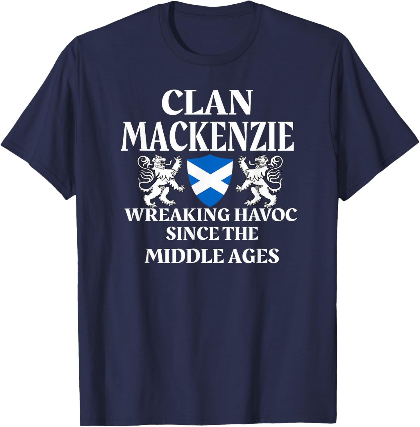 MacKenzie Scottish Family Clan Scotland Name T-Shirt - T-Shirt | Navy