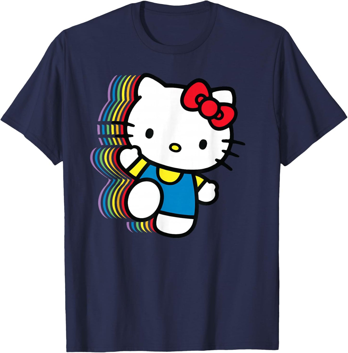Hello Kitty Rainbow T-Shirt - T-Shirt | Navy