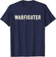 Vintage WARFIGHTER Tango Proud Veterans Military Lifer Grunt T-Shirt - T-Shirt | Navy