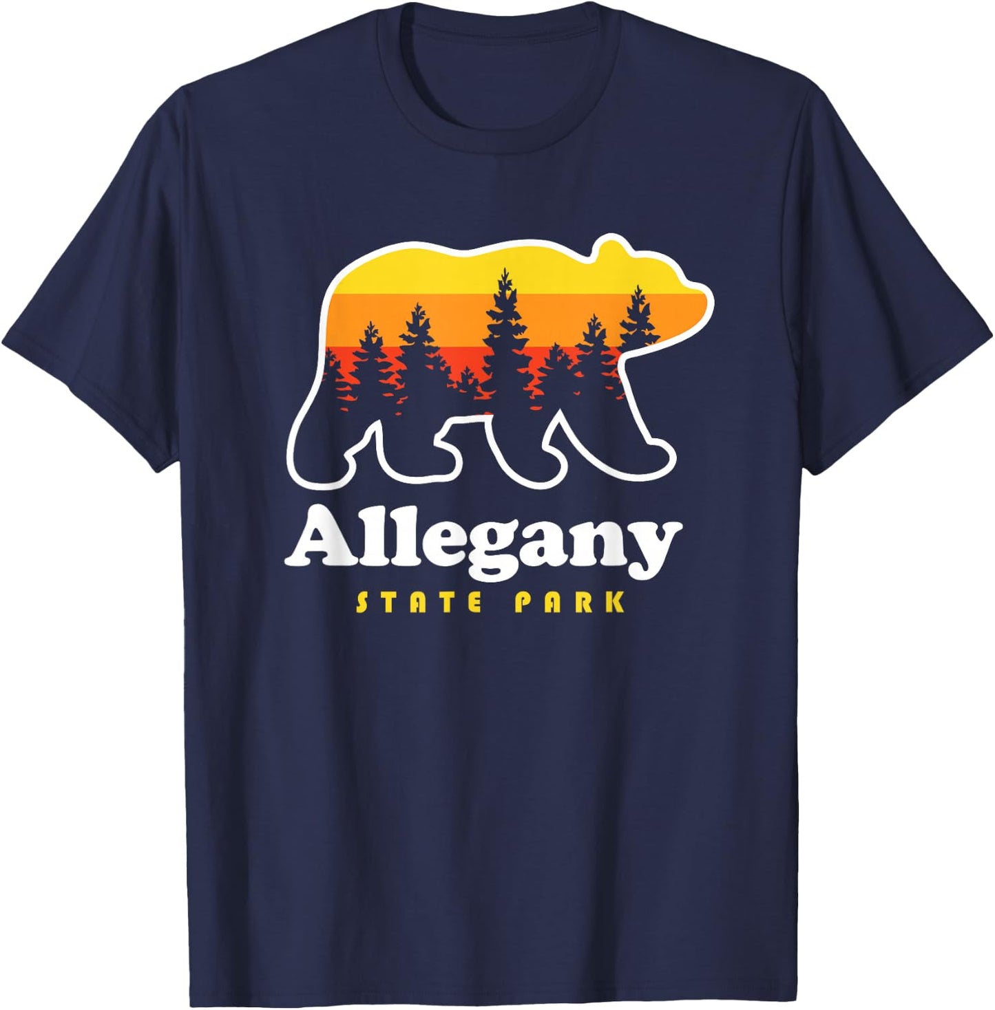 Allegany State Park New York Salamanca NY T-Shirt - T-Shirt | Navy