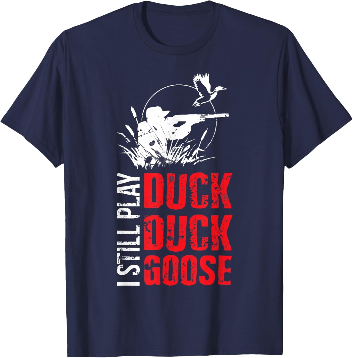 Funny Duck Hunting T-Shirt - T-Shirt | Navy