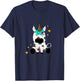 Funny Cow Magical Moonicorn for kids and adults T-Shirt - T-Shirt | Navy