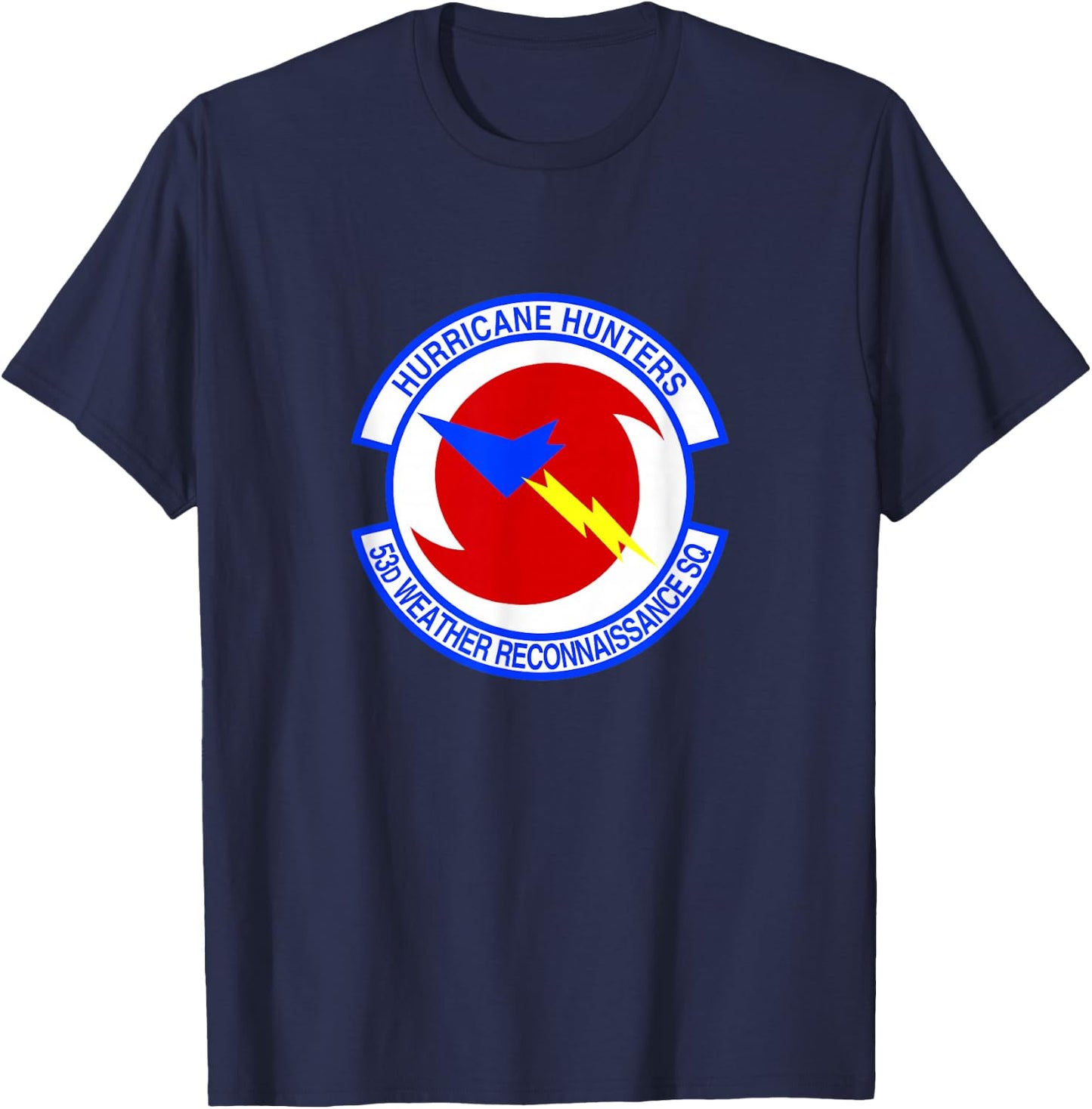 Hurricane Hunters 53d Weather Reconnaissance USAF T-Shirt - T-Shirt | Navy
