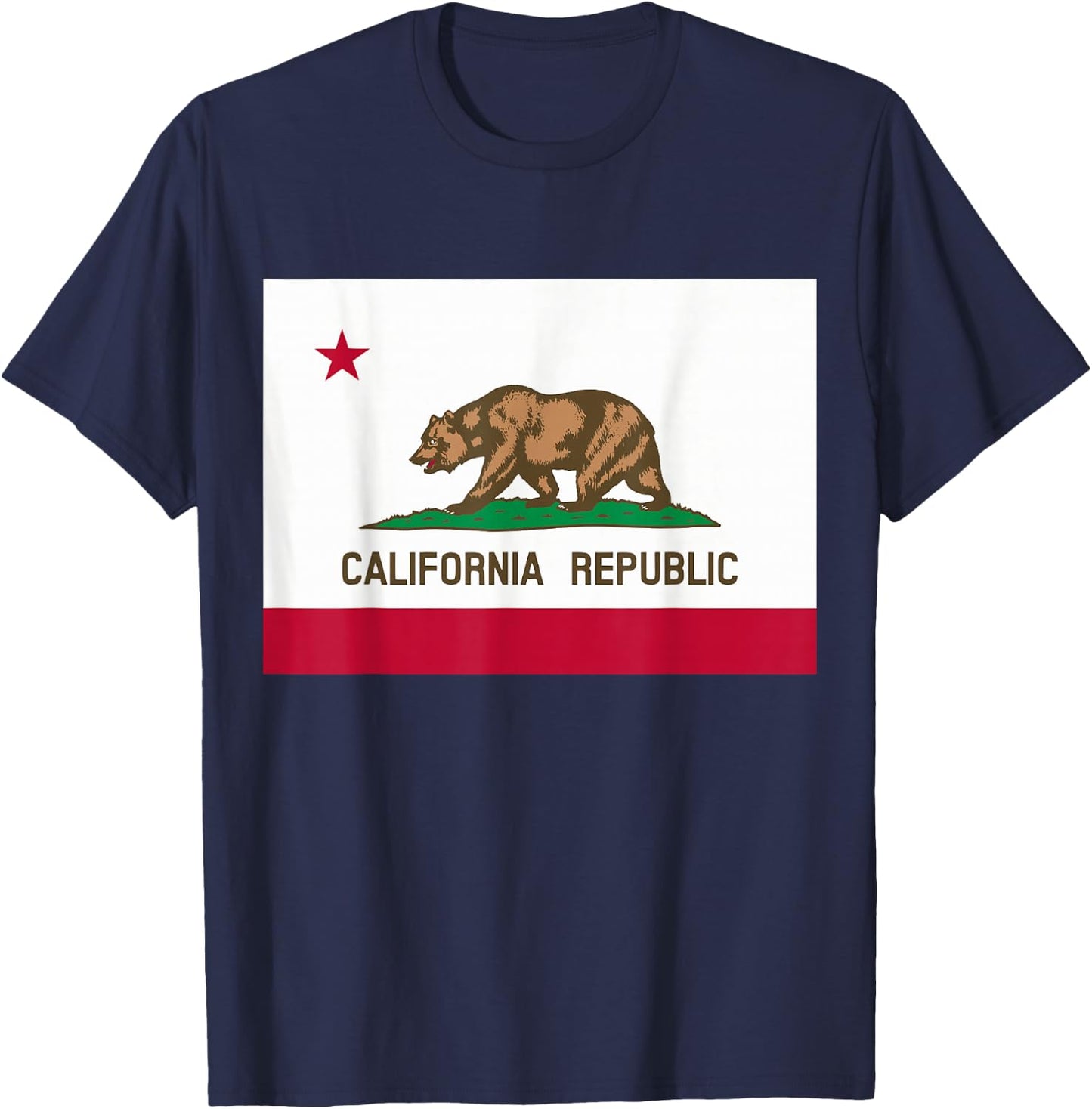 California State Flag T Shirt T-Shirt - T-Shirt | Navy