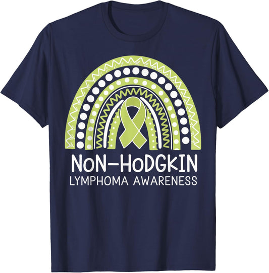 Non-hodgkin Lymphoma Awareness T-Shirt - T-Shirt | Navy