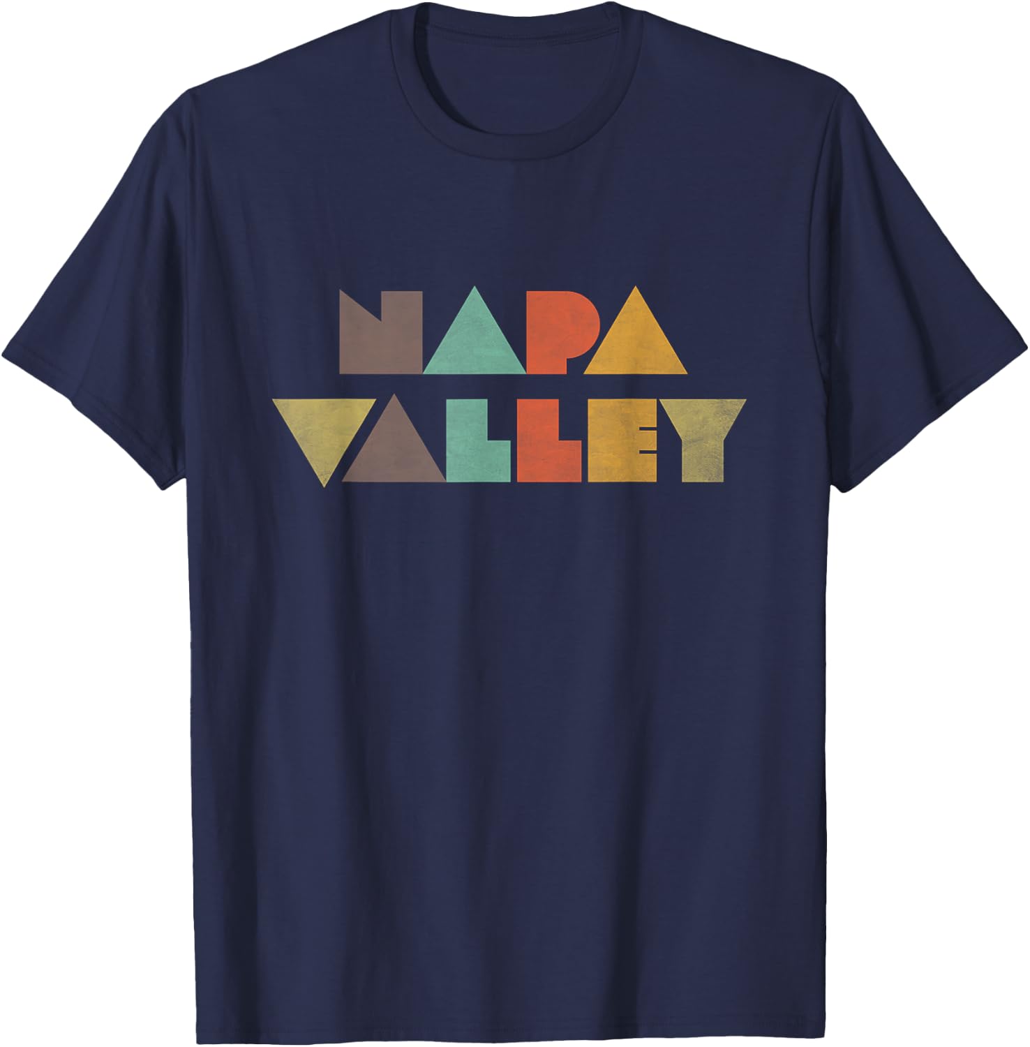 Napa Valley Vintage Distressed T-Shirt - T-Shirt | Navy