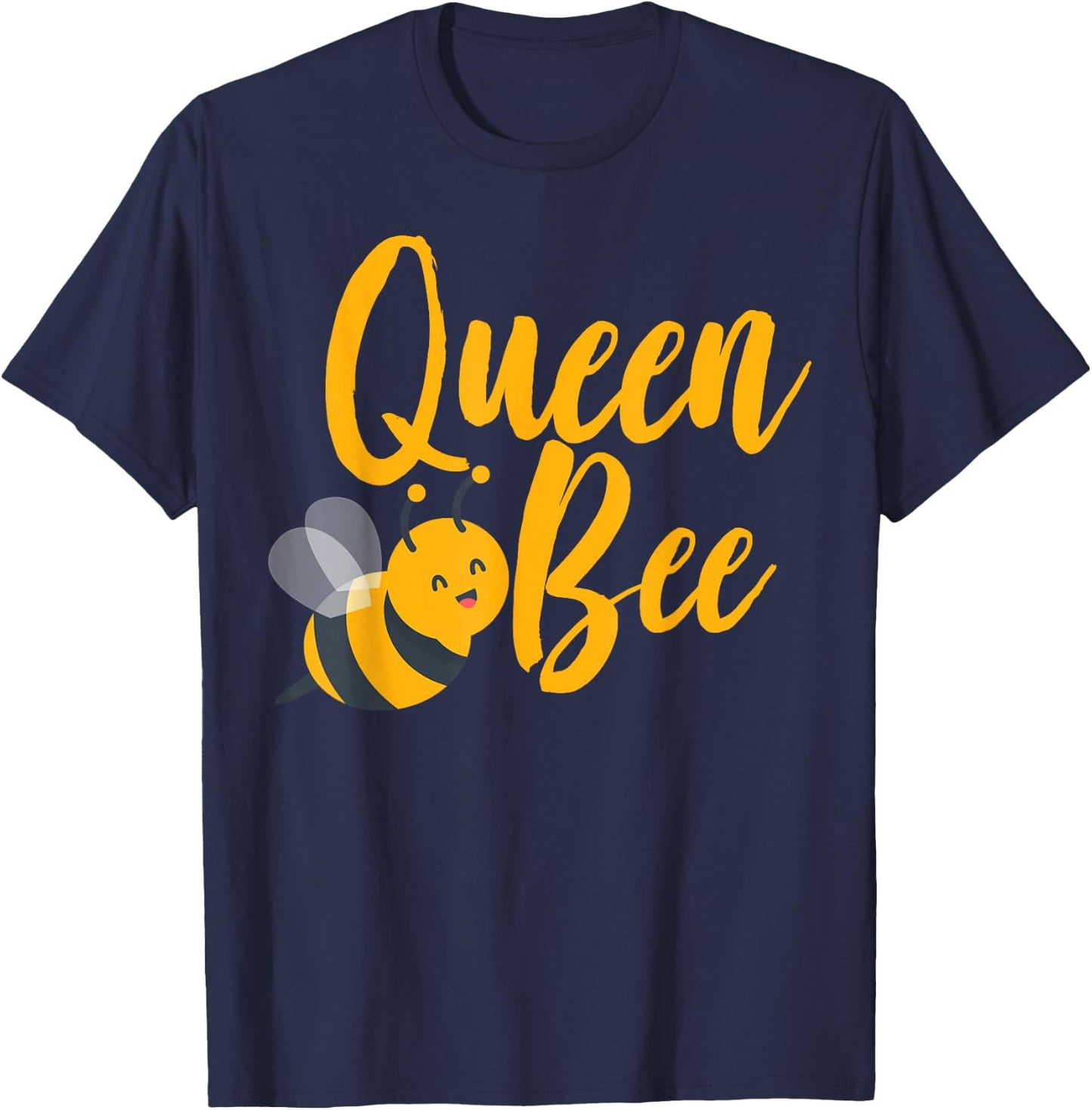Queen Bee Beehive Bee Keeping T-Shirt - T-Shirt | Navy