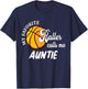 My Favorite Baller Calls Me Auntie For Niece/Nephew T-Shirt - T-Shirt | Navy