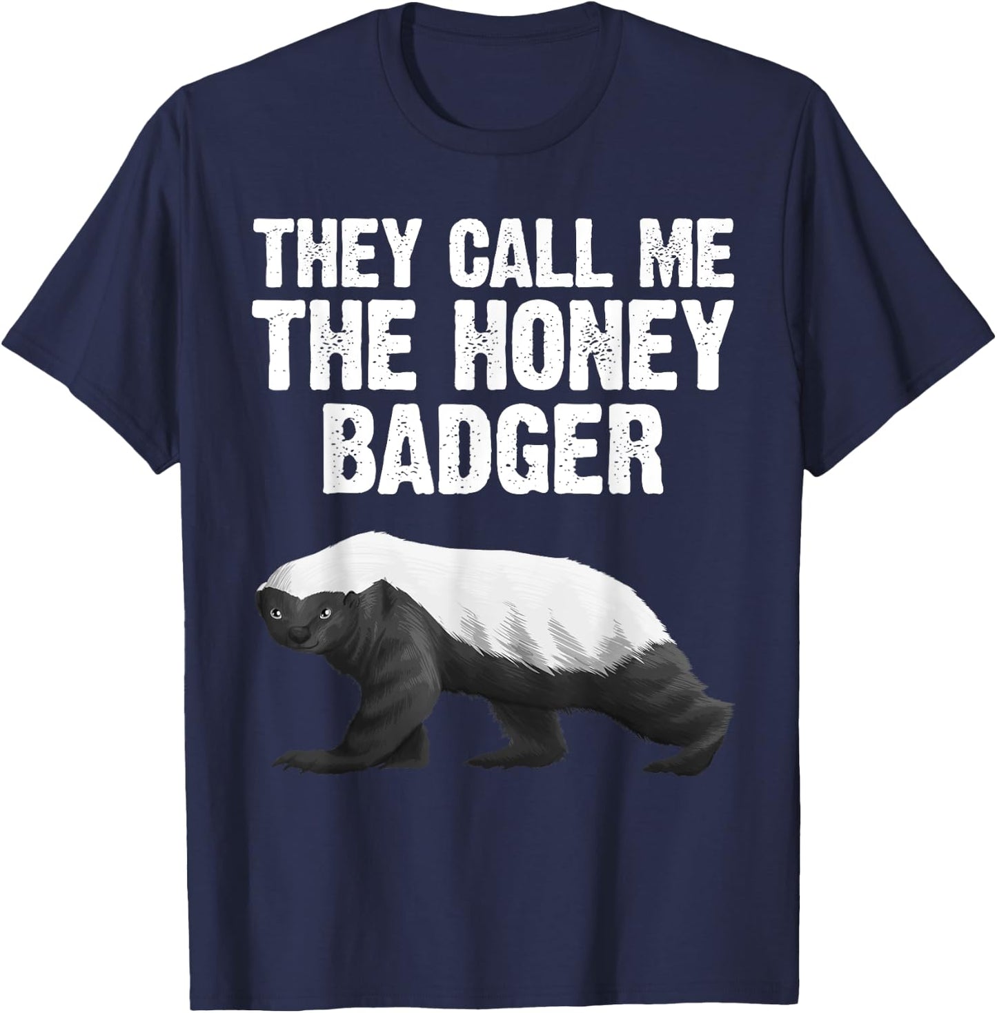 Cool Honey Badger Design Women Honey Badger Lover T-Shirt - T-Shirt | Navy