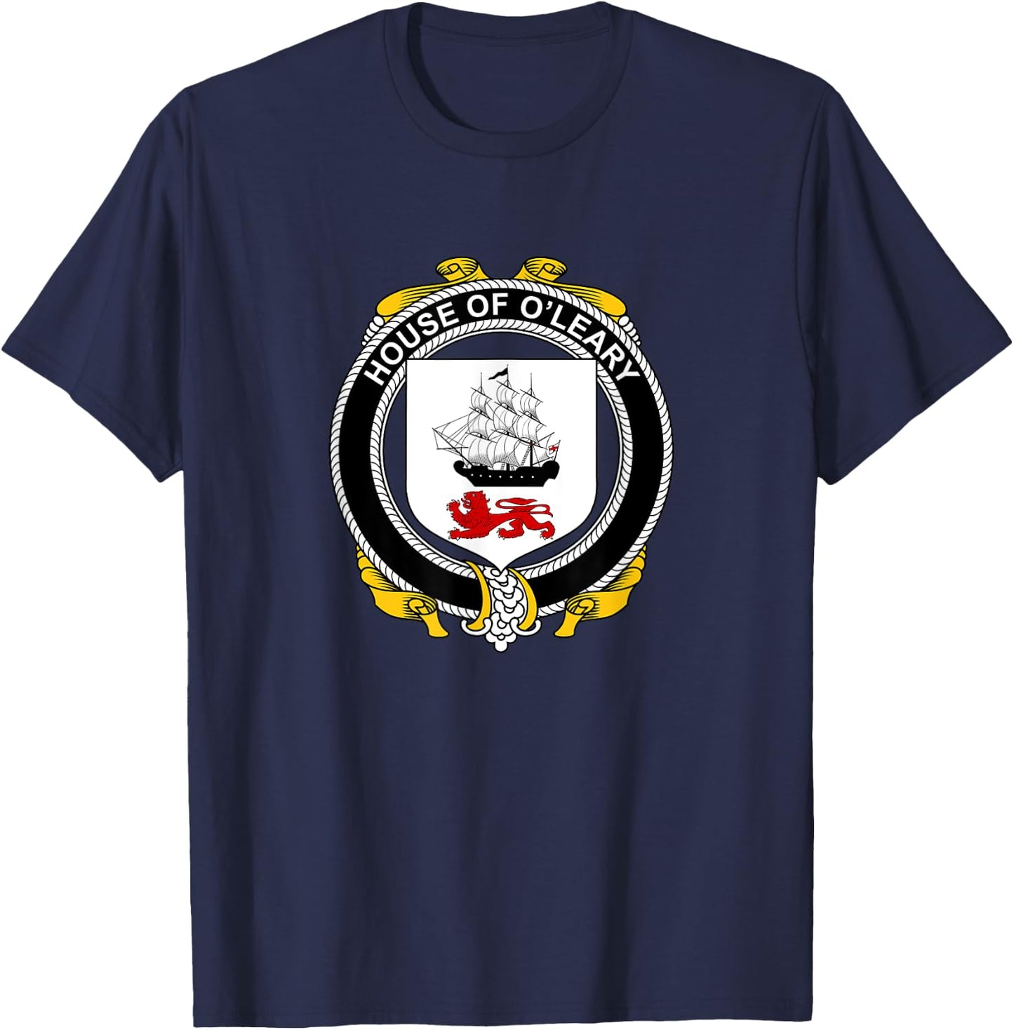 O'Leary Coat of Arms - Family Crest T-Shirt - T-Shirt | Navy