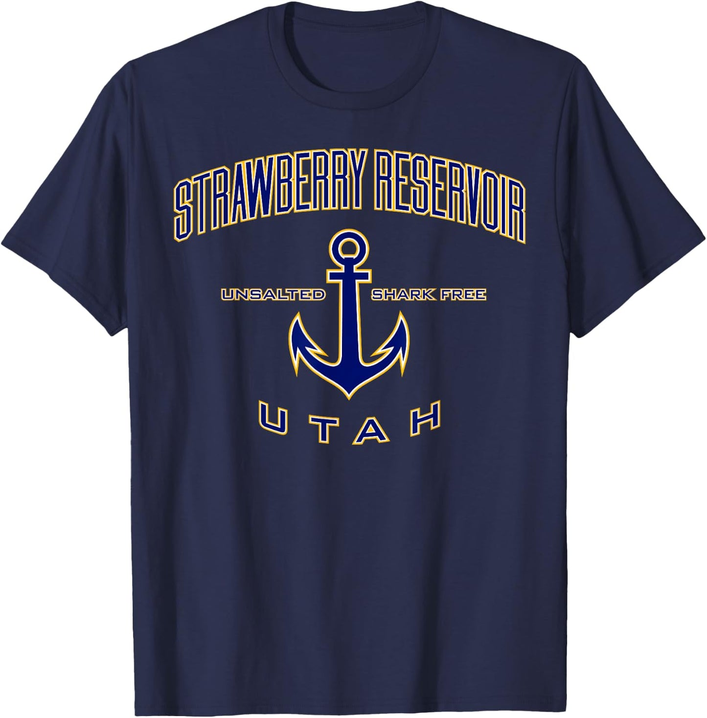 Strawberry Reservoir Shirt , Men, Girls & Boys T-Shirt - T-Shirt | Navy