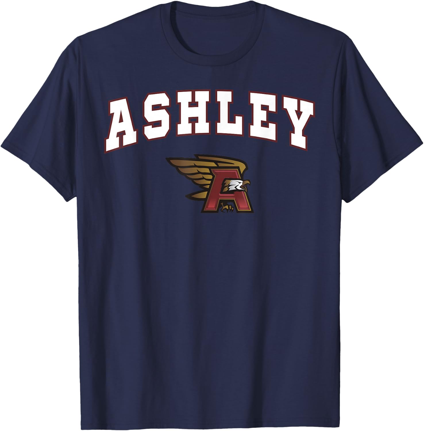 Ashley High School Eagles C2 T-Shirt - T-Shirt | Navy