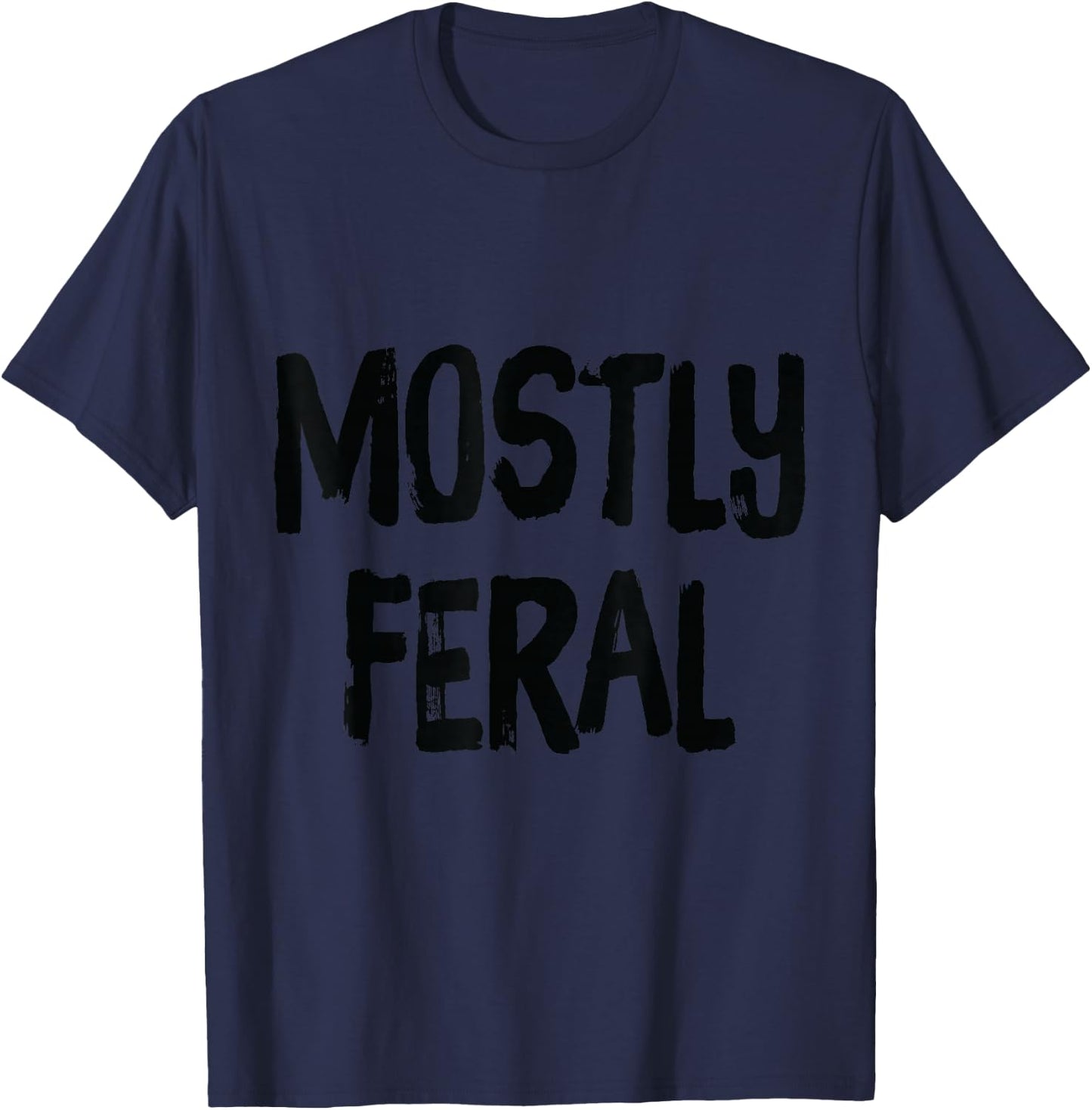 Mostly Feral Person T-Shirt - T-Shirt | Navy