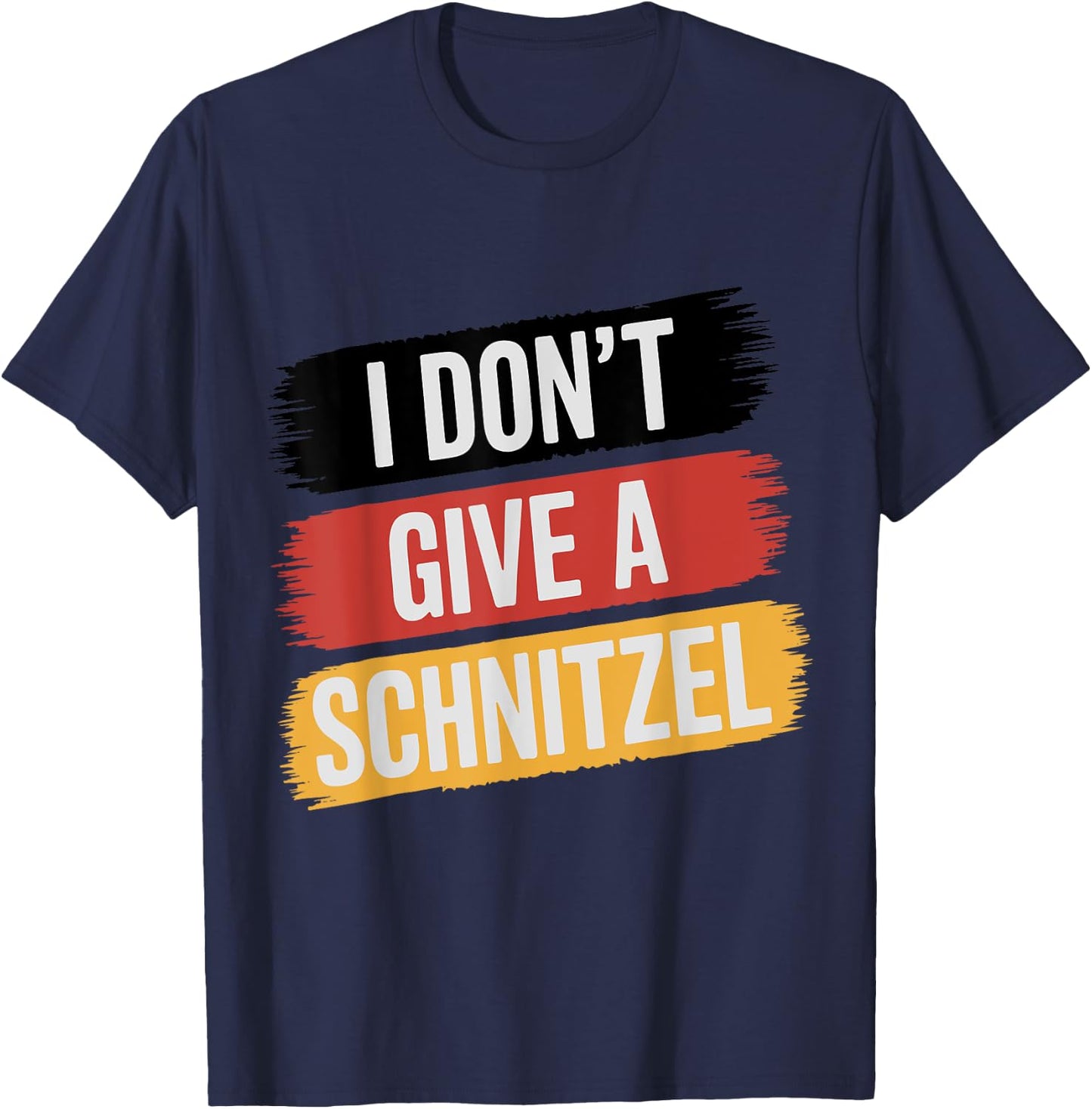 I Don't Give a Schnitzel T-Shirt - T-Shirt | Navy