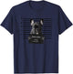 French Bulldog Bad Dog Jail Frenchie Dog Mom Frenchie Dad T-Shirt - T-Shirt | Navy