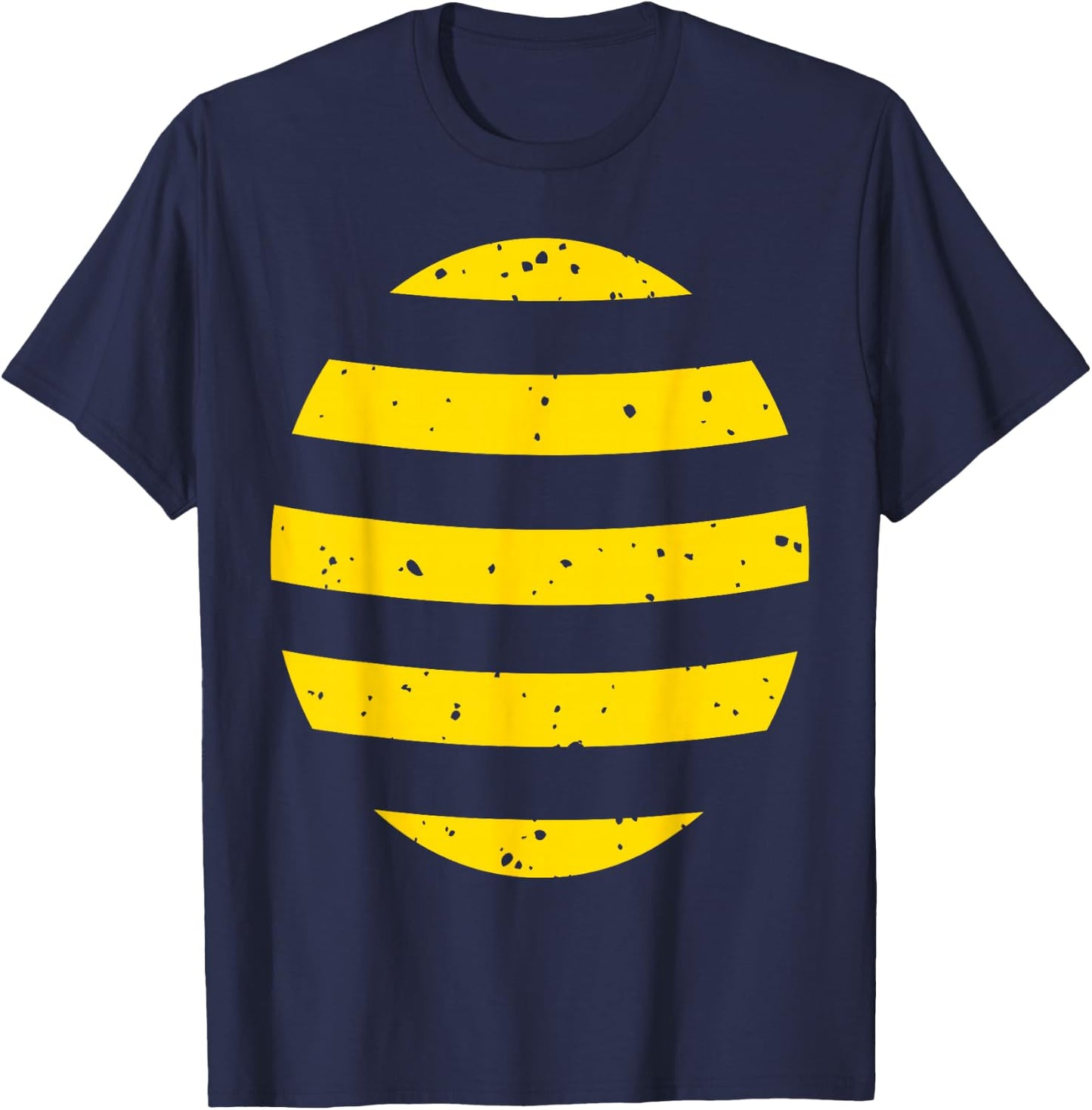 Halloween Bee Bumble Honey Bugs Lazy Easy Costume T-Shirt - T-Shirt | Navy
