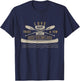Love Many Trust A Few Always Paddle Your Own Canoe T-Shirt - T-Shirt | Navy