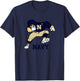 Kids Navy Midshipmen Kid's Football Player Gray T-Shirt - T-Shirt | Navy