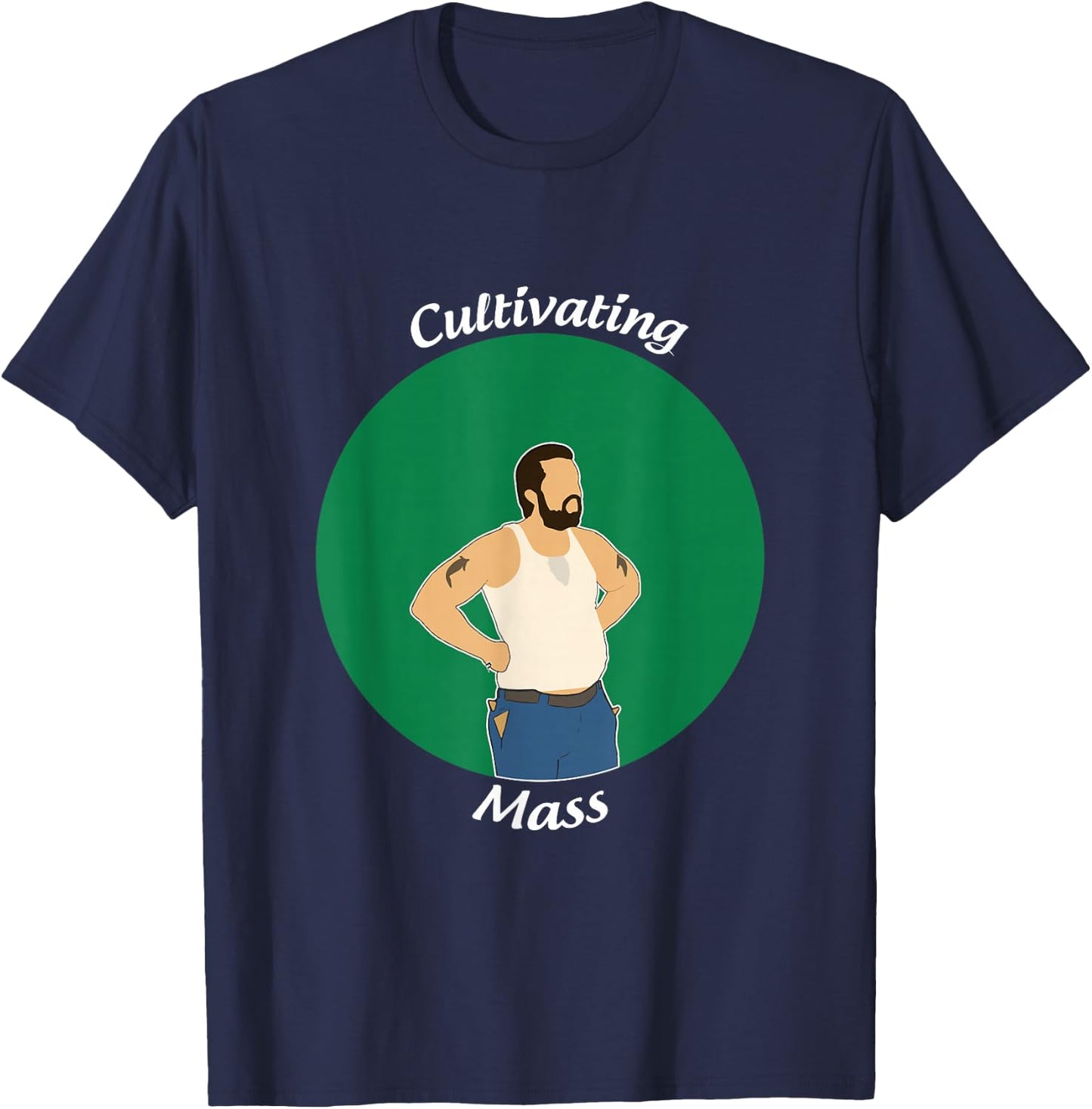Cultivating Mass T-Shirt - T-Shirt | Navy