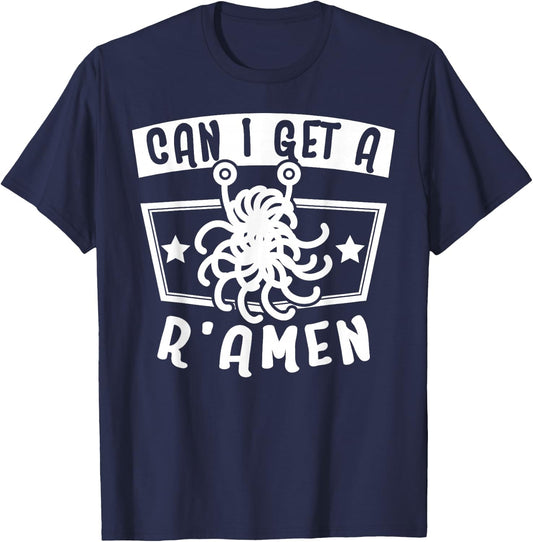 Flying Spaghetti Monster FSM Atheist Shirt T-Shirt - T-Shirt | Navy