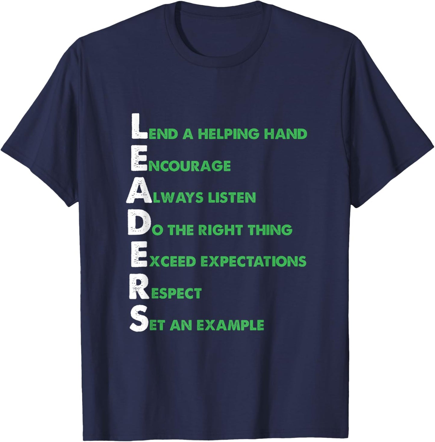 Boss Team Lead Manager Leadership Group Leaders Meaning T-Shirt - T-Shirt | Navy
