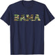 ALABAMA Pride Bold Green Camouflage College Sports Font T-Shirt - T-Shirt | Navy
