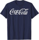 Coca-Cola - Classic Script Logo T-Shirt - T-Shirt | Navy