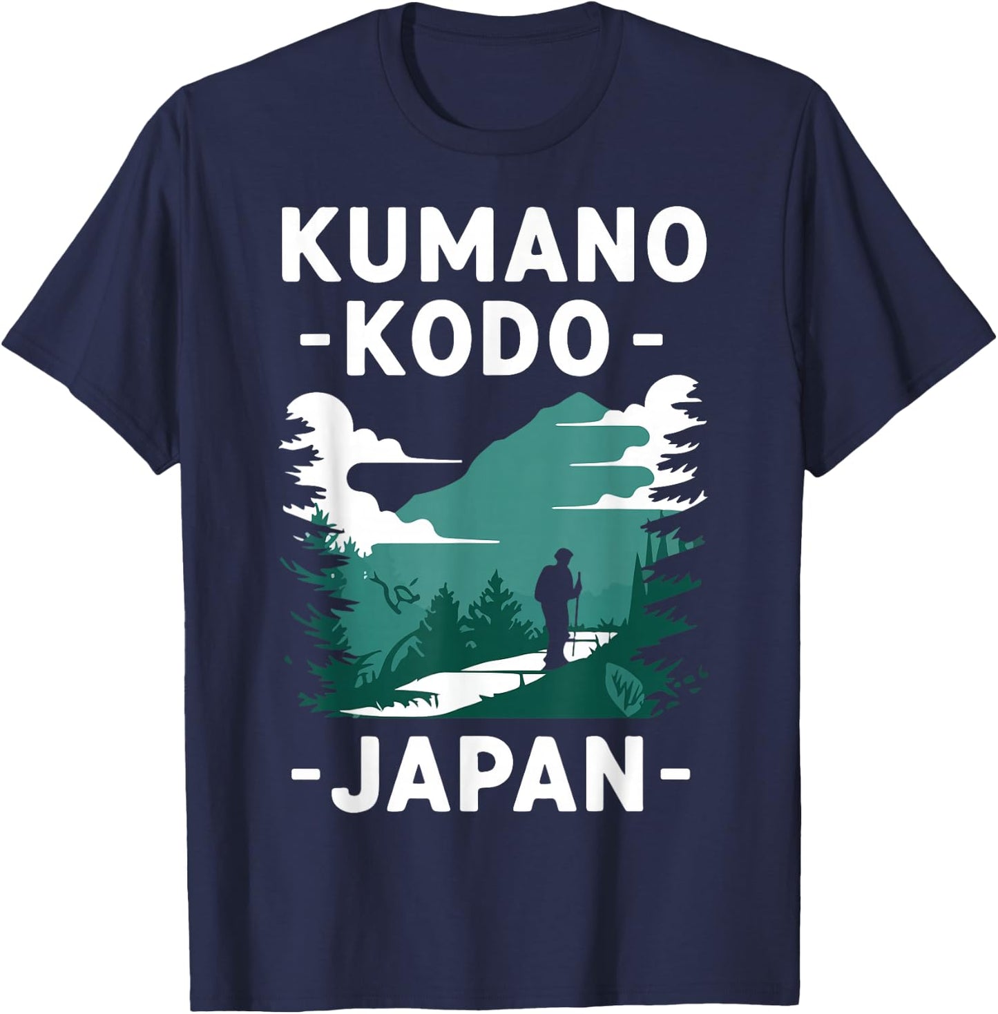 Kumano Kodo Japan Pilgrim Way T-Shirt - T-Shirt | Navy