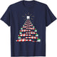 Dental Christmas Tooth Brush Christmas Tree T-Shirt - T-Shirt | Navy
