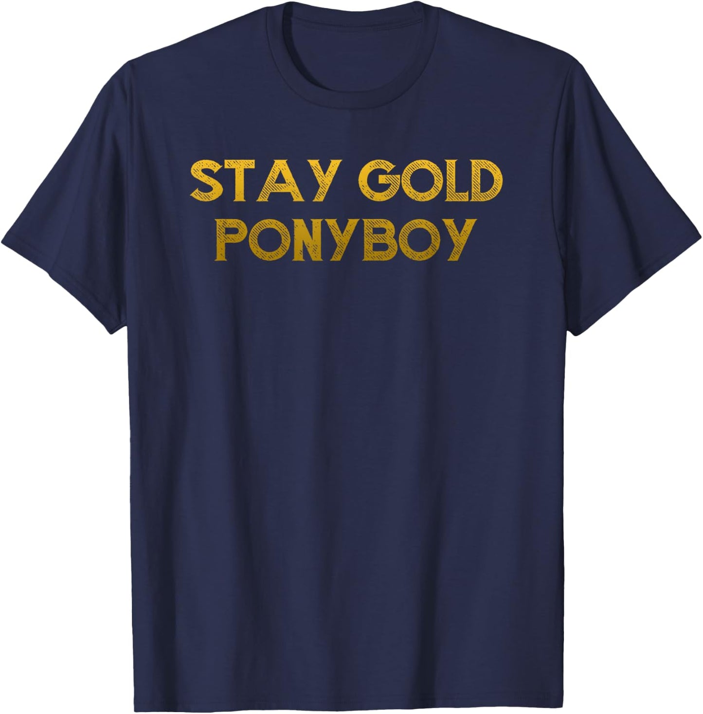 Stay Gold Ponyboy T-Shirt - T-Shirt | Navy