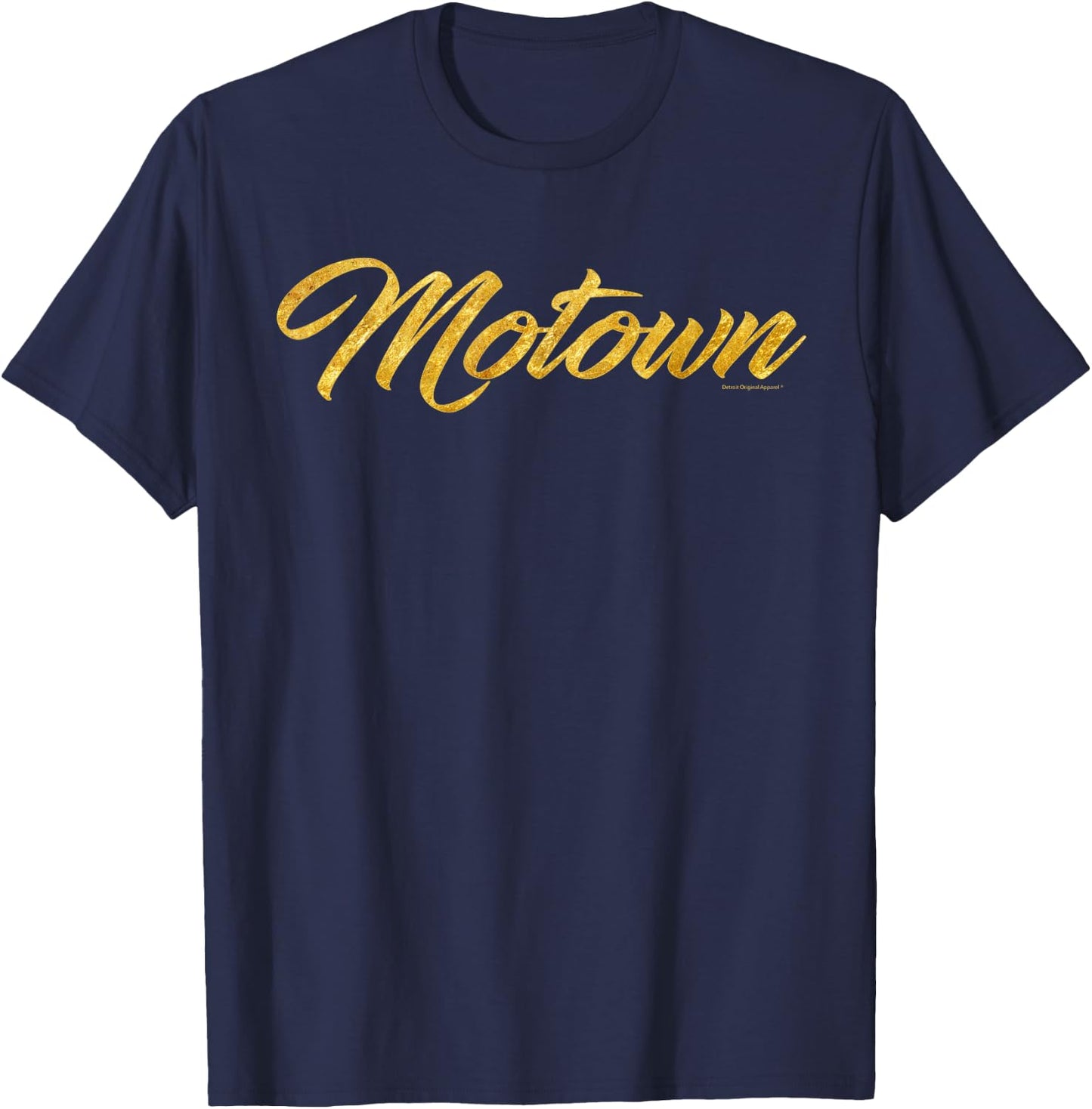 Motown Shirt, Detroit Michigan Motor City Music T-Shirt - T-Shirt | Navy