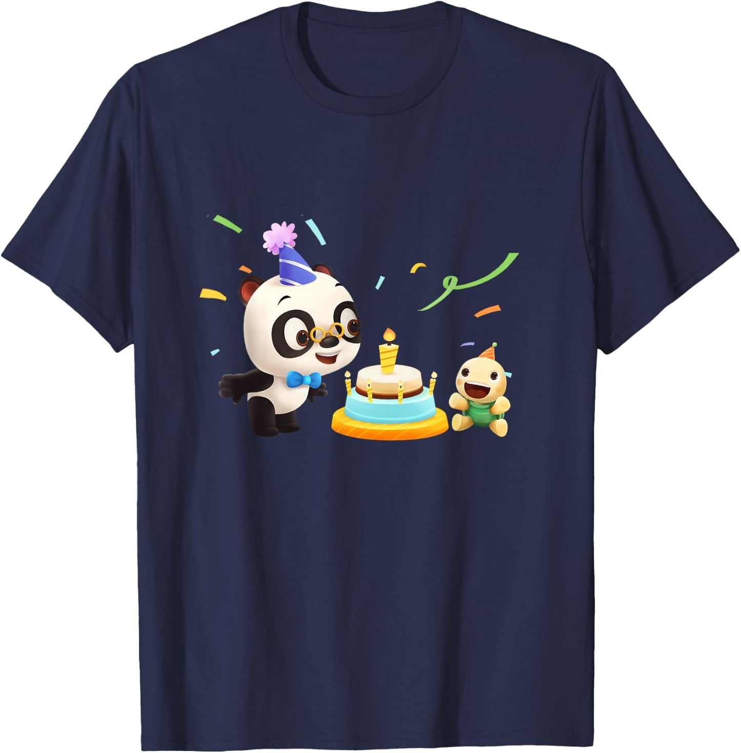Dr. Panda Birthday T-Shirt - T-Shirt | Navy