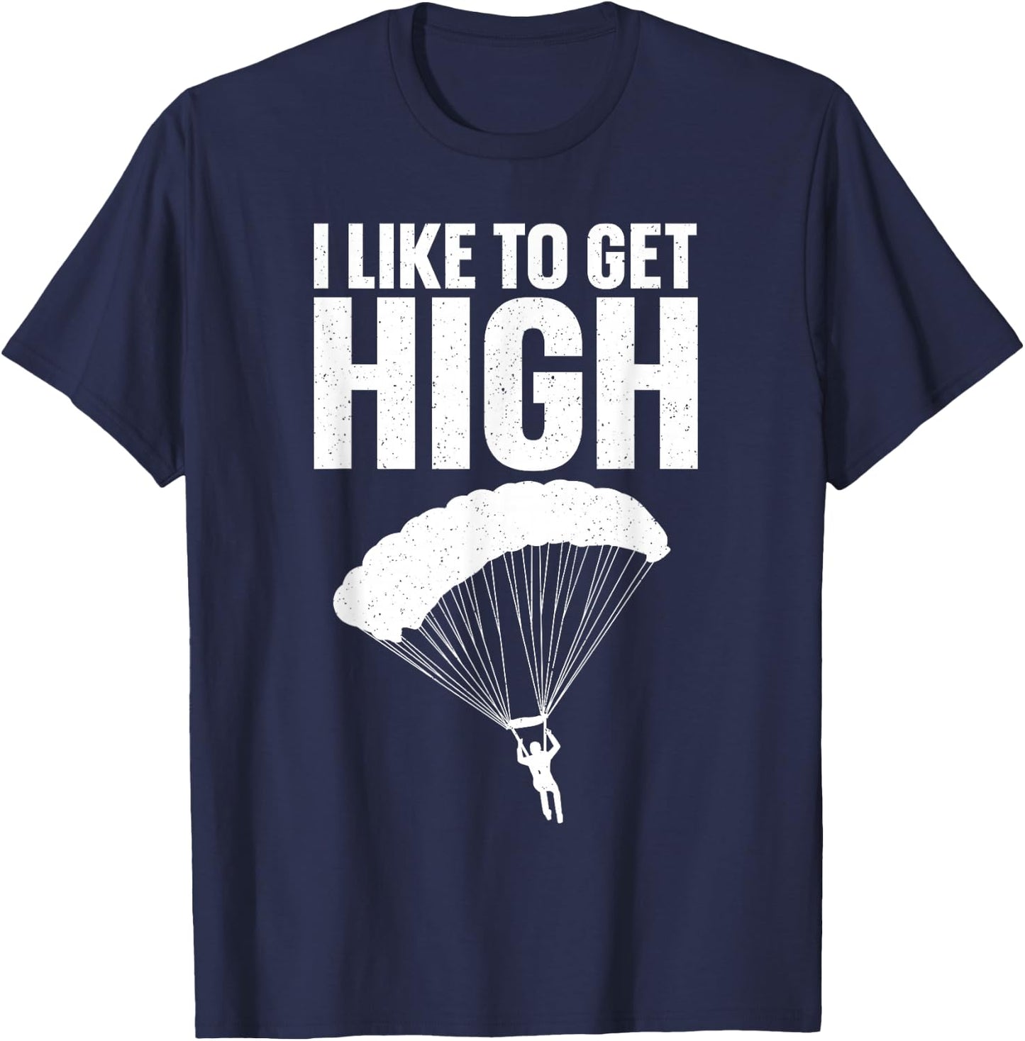 Funny Skydiving Art Women Sky Diving Lover Skydiver T-Shirt - T-Shirt | Navy