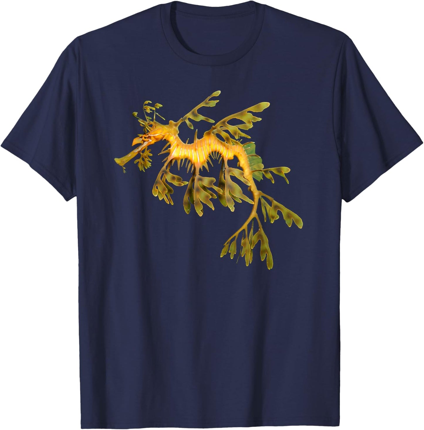 Leafy Seadragon Marine Animal Ocean Lover T-Shirt - T-Shirt | Navy