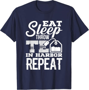 4th of July Boston Funny Tea Party Patriotic Gag Gift T-Shirt - T-Shirt | Navy