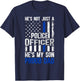 He's My Son Proud Dad Of A Police Officer Father Police Dad T-Shirt - T-Shirt | Navy
