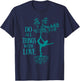 Yoga Love - Dancer Tree Pose T-Shirt - T-Shirt | Navy