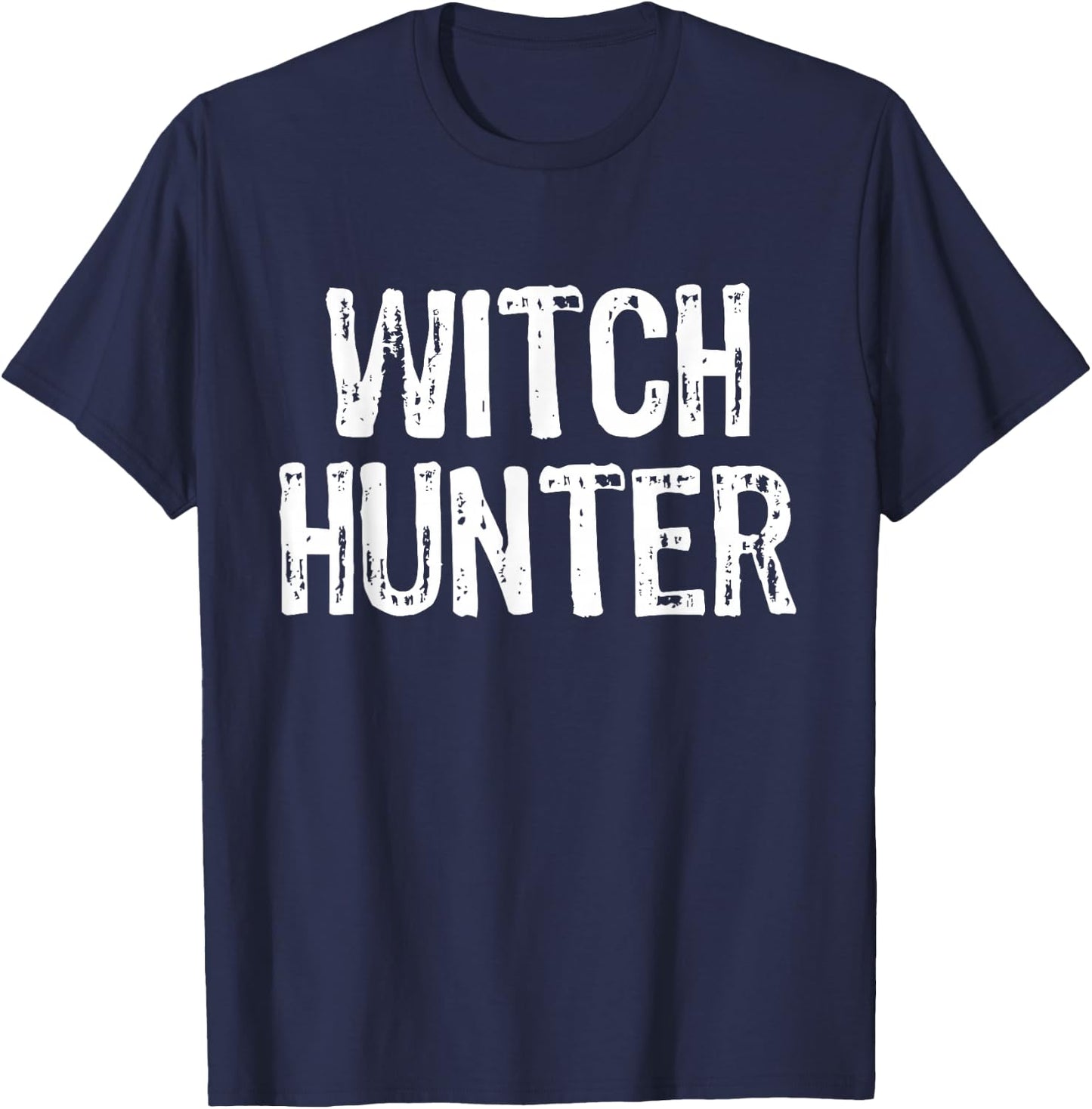 Witch Hunter Halloween Costume Lazy Easy T-Shirt - T-Shirt | Navy