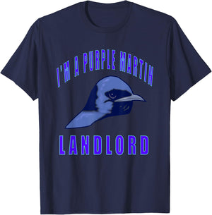 I'm a Purple Martin Landlord T-Shirt - T-Shirt | Navy
