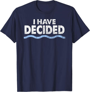 Christian Baptism Shirt: I have decided , Women, Kids T-Shirt - T-Shirt | Navy