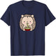 Hedgehog Eating Ramen Noodle Soup Cute Shirt T-Shirt - T-Shirt | Navy
