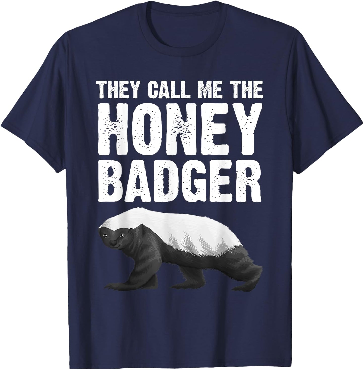 Cool Honey Badger Design Women Honey Badger Lover T-Shirt - T-Shirt | Navy