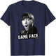 TTS- The Three Stooges Moe: Game Face T-Shirt - T-Shirt | Navy