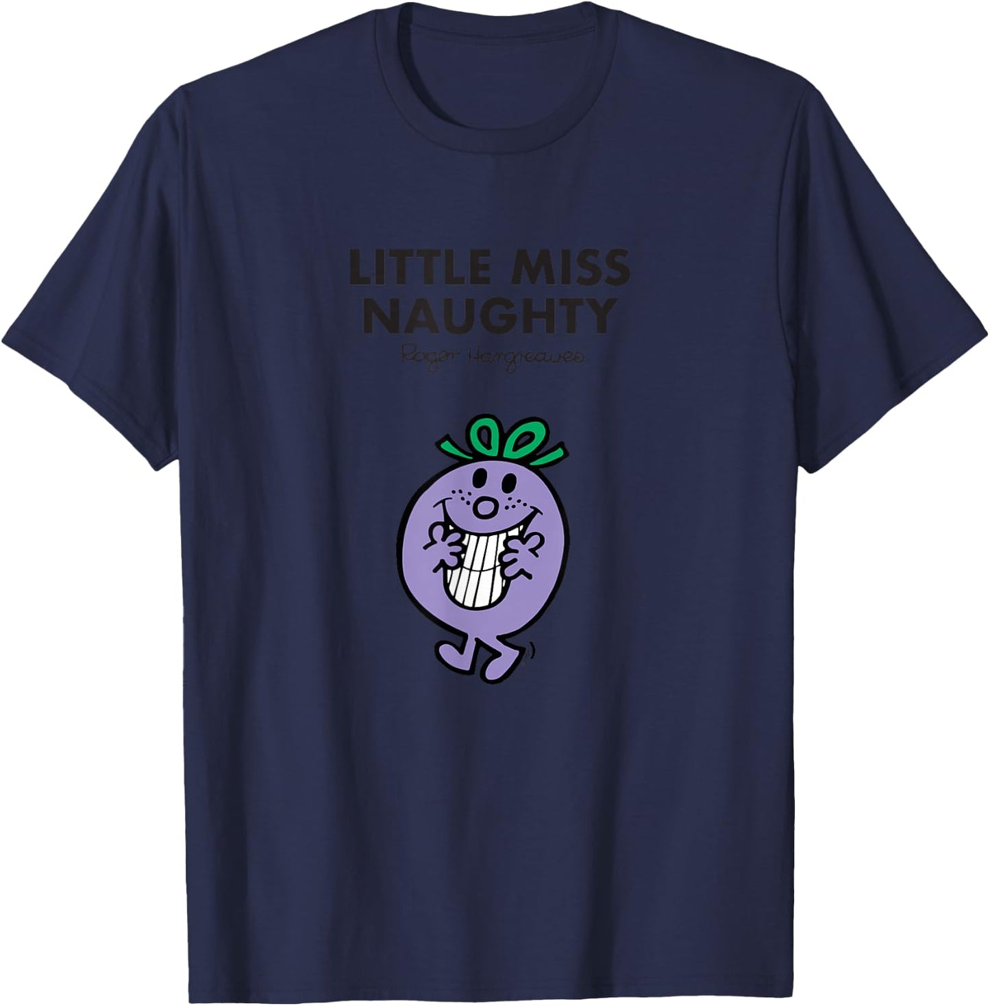 Mr. Men Little Miss Naughty T-Shirt - T-Shirt | Navy