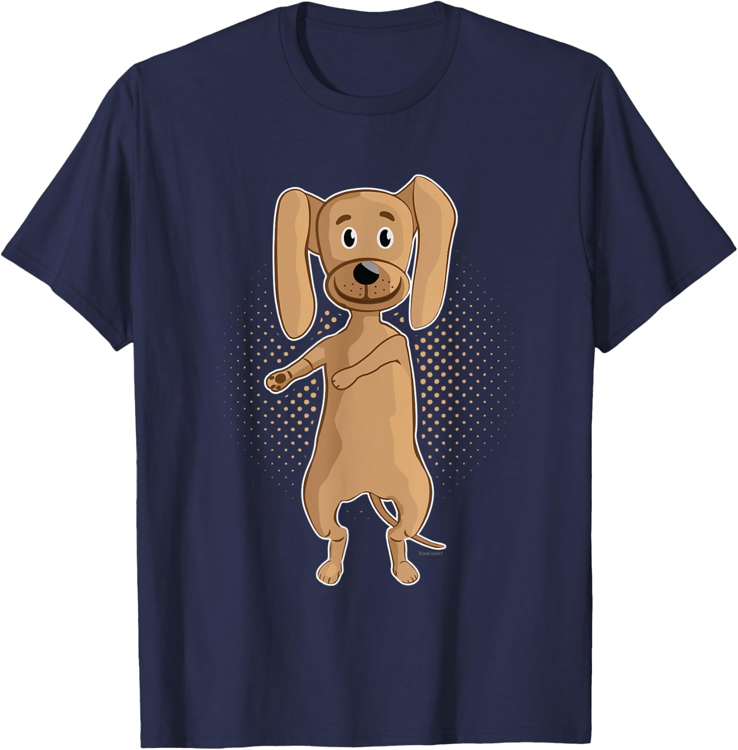 Cute Floss Dance Dogs Puppy Men Women Youth T Shirt T-Shirt - T-Shirt | Navy