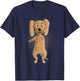 Cute Floss Dance Dogs Puppy Men Women Youth T Shirt T-Shirt - T-Shirt | Navy